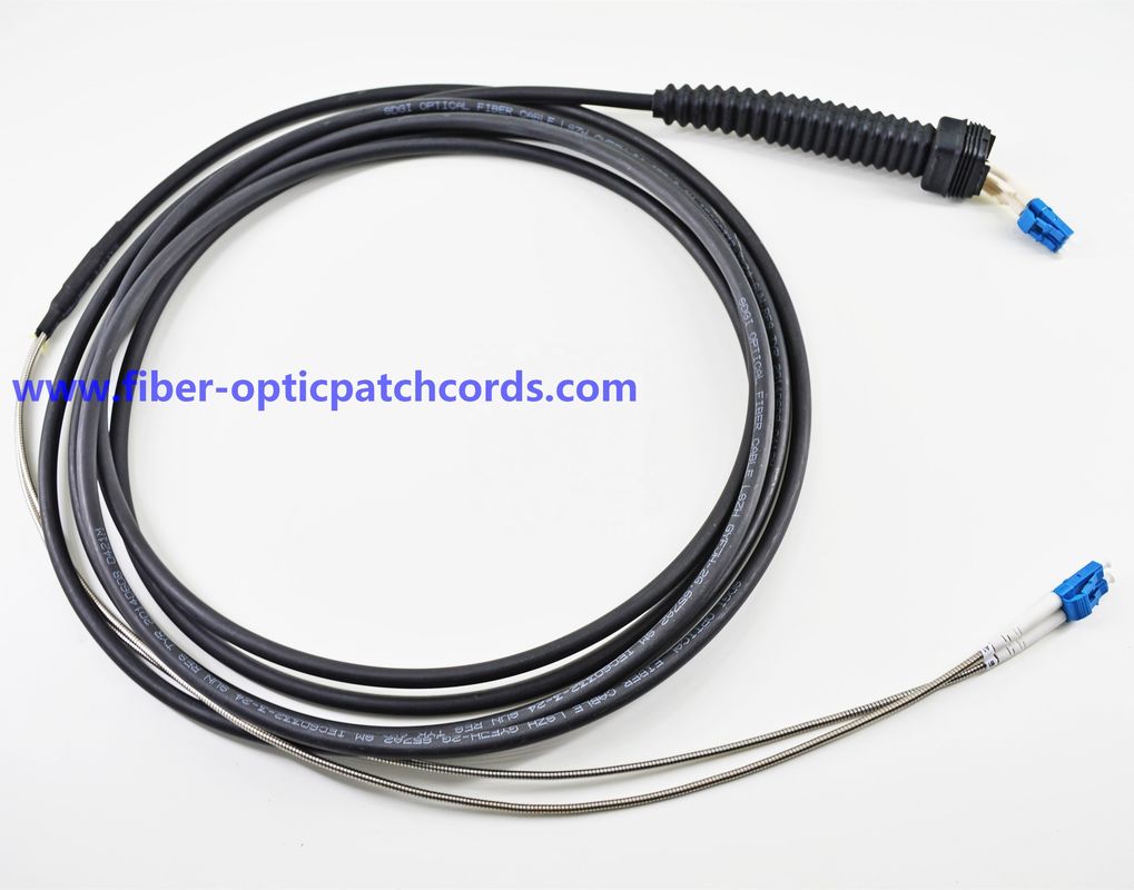 Nsn Fiber Optic Patch Cord Leads Shield Cases Upc Or Apc Type Black Color
