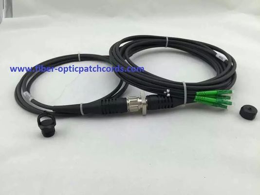 ODC To LC/APC 4core Fiber Optic Patch Cord , Outdoor Waterproof Single Mode Fiber Optic Cable ODC-LC 4fiber