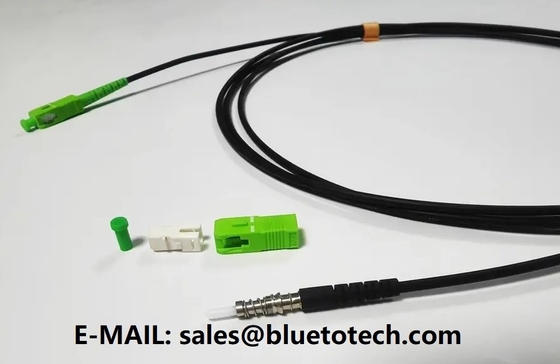 MTC Pushable Fiber Optic Patch Cord SC/APC Field Shield Fiber Pathway Push-Pull Type