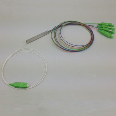 Fiber Optic PLC Splitter/Coupler 1×4 SC/APC Connector with mini tube