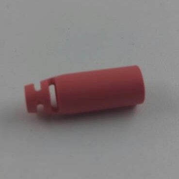 Red color 3mm diameter 15mm length LC fiber optic connector boots