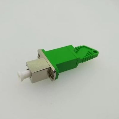 E2000 APC To LC Fiber Optic Adapters Single Model Green For Data Communication Network