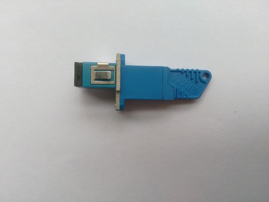 E2000 To SC Fiber Optic Adapters Single Model Simplex Blue For Data Communication Network