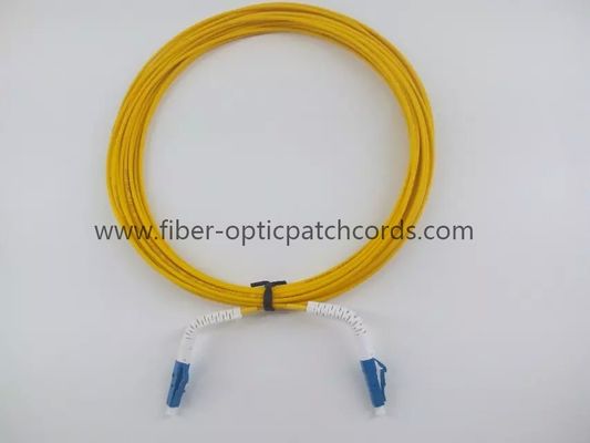 Fiber Optic LC-LC Patch cords / Jumper With Flexible 90 Degree Angle Boots