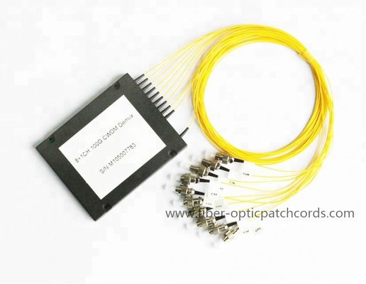 CWDM Optical Fiber Plc Splitter With ABS Package 2/4/8/16 Channel Mux / Demux
