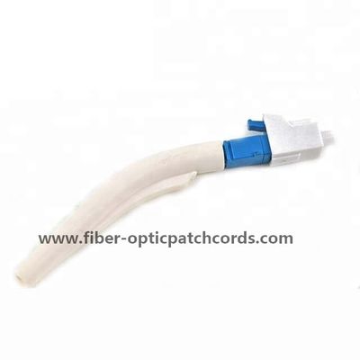 Fiber Optic Pre - Assembly Fiber Optic Cable Connector LC 45 Degree Angle Boot Connector 3.0mm
