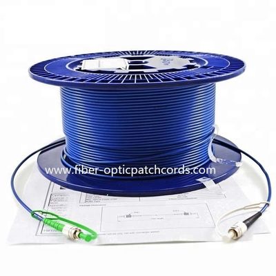 10M,20M,30M PM Slow Axis Armored Fiber Optic Patch Leads FC LC Connector For Testing Instrument