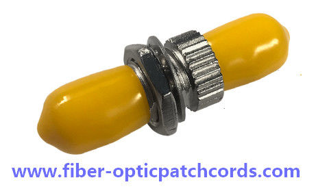 Fiber Optic ST Optical Fiber Adapter SM For Telecommunication Networks