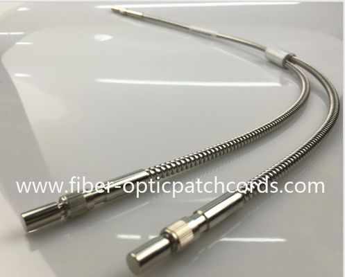 Silica/Energ Armored Fiber Patch Cord Y Cable 1-7 SMA905-SMA905 400µM 200-1100nm ,Spectrometer Optical Fiber