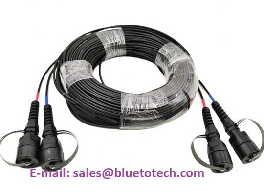 FTTA ODVA LC Duplex Fiber Optic Patch Cable 5mm Diameter