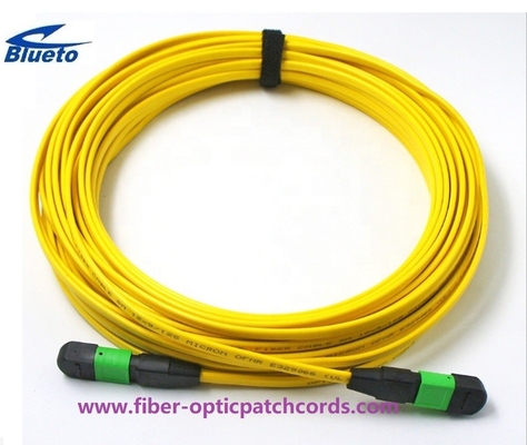 MTP MPO Fiber Optic Patch Cord LSZH Dia 3mm Data Fiber Cable