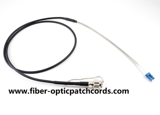 LC ODC 2core Armored Fiber Optic Patch Cable Duplex Single Mode