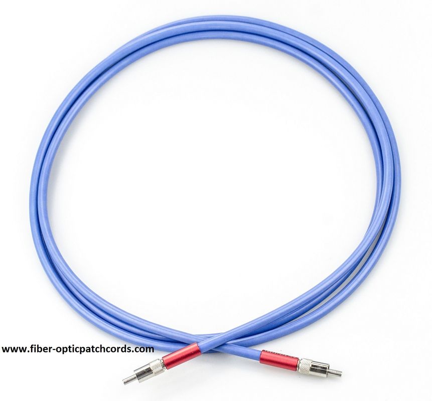 Armored 3mm SMA905 To SMA905 Laser Quartz Optical Fiber Patch Cord 50µM
