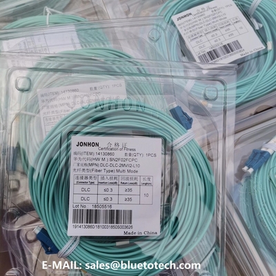 JONHON Huawei Fiber Optic Patch Cord LC-LC OM3 Multimode Duplex JONHON Huawei Fiber Patch Cable Multi Mode Aqua Color