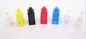 Plastic Fiber Optic Dust Caps 14mm With Yellow White Blue Red Black