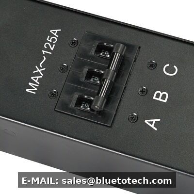 High Power 125A Fiber Optic Accessories C13 C19 PDU Power Distribution Unit
