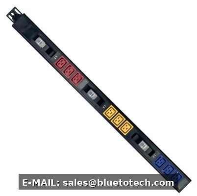 Aluminium Alloy 3 Phase 415V 32A 9 Port C19 Mining PDU For Heavy Duty Applications