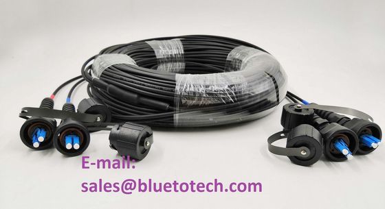 FTTA ODVA LC Duplex Fiber Optic Patch Cable 5mm Diameter