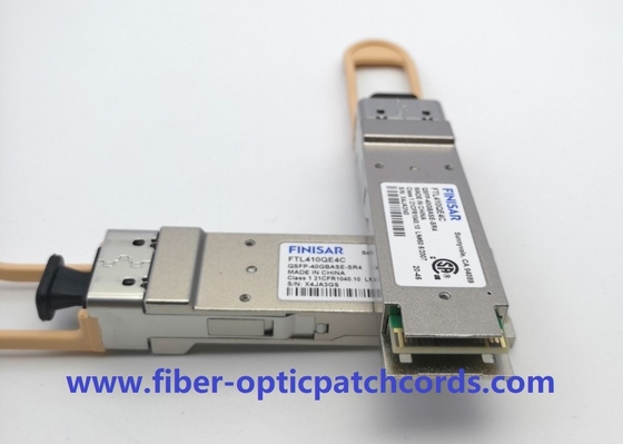 Gen4 Optical Transceiver Module Finisar FTL410QE4C 40BASE-SR4 QSFP+ 850nm 150m
