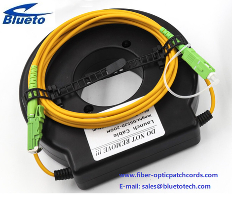 OTDR Lunch Cable E2000/APC-SC/APC Single Mode Simplex Fiber Optic Test Cable Small Box E2000-SC Optical Fiber Dummy