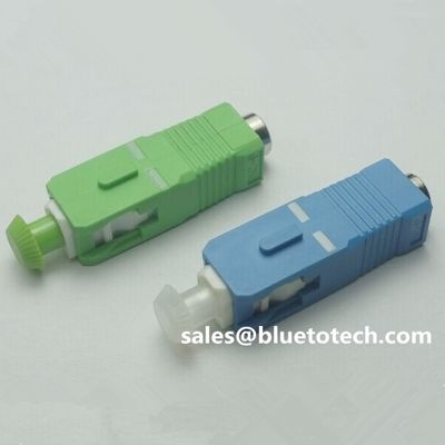 Blue / Green Color Fiber Optic Terminator With Plastic Material
