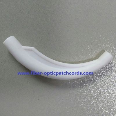 Plastic fiber optic white LC 90degree boots 2mm 3mm For optical fiber cable connector