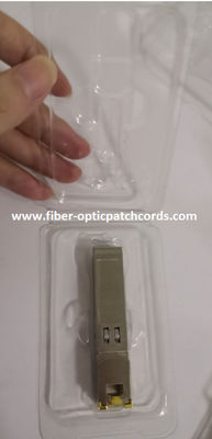 10G RJ45 SFP Blister Box Clamshell SFP Cover for 10G RJ45 Copper