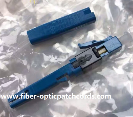 Blue Fiber Optic Connectors Single Mode 5G ZTE LC PC Connector